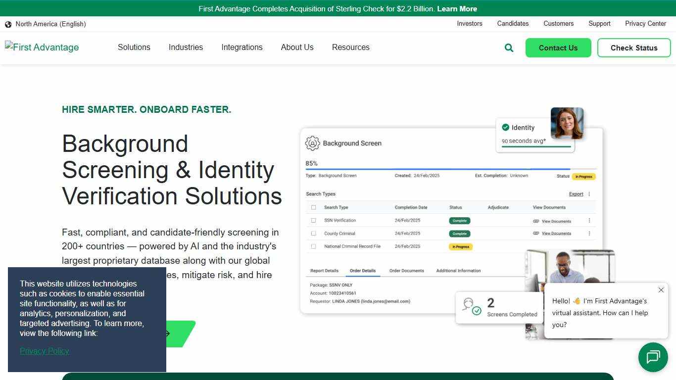 Global Background Checks & Screenings | First Advantage
