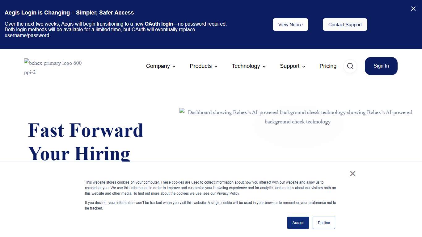 AI Background Checks Fast & Accurate | Bchex